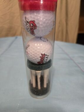 New Top Flite XL #3 Coors Light Golf Balls 2-pk Balls w/9 Wooden Tees